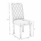 Conjunto Mesa De Jantar Copaíba Com 6 Cadeiras Nogueira/preto