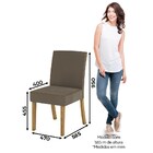 Conjunto Mesa De Jantar Dora Com 4 Cadeiras Maris Nature/off