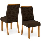 Conjunto Mesa De Jantar Dora Com 4 Cadeiras Vita Nature/off W