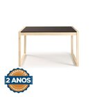 Conjunto Mesa De Jantar E 2 Bancos Madeira Maciça Guará Cabec