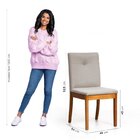 Conjunto Mesa De Jantar E 4 Cadeiras Tiê Maxx Cabecasa Madeir
