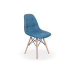 Conjunto Mesa De Jantar Eiffel 100cm Preta Com 4 Cadeiras Cha