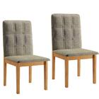 Conjunto Mesa De Jantar Elegance Cinamomo 1,80 M Com 6 Cadeir