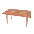 Conjunto Mesa De Jantar Em Madeira 150x80 Vértice + 4 Cadeira