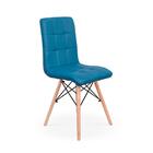 Conjunto Mesa De Jantar Em Vidro 90cm Com Base Vértice + 4 Ca