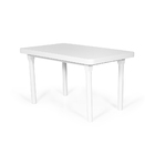 Conjunto Mesa De Jantar França 160x80cm Branca Com 6 Cadeiras