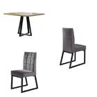 Conjunto Mesa De Jantar Gênova 4 Cadeiras Estofadas Gênova Ye