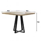 Conjunto Mesa De Jantar Gênova 4 Cadeiras Estofadas Pés Metál