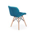 Conjunto Mesa De Jantar Hairpin 130x80 Branca Com 6 Cadeiras