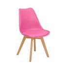 Conjunto Mesa De Jantar Hairpin 130x80 Natural Com 4 Cadeiras