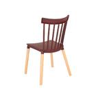 Conjunto Mesa De Jantar Hairpin 130x80 Volpi Com 6 Cadeiras E