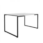Conjunto Mesa De Jantar Industrial Com 4 Cadeiras Base Madeir