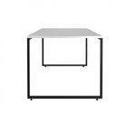 Conjunto Mesa De Jantar Industrial Com 4 Cadeiras Base Madeir