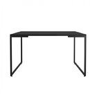 Conjunto Mesa De Jantar Industrial Com 4 Cadeiras Base Madeir