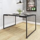 Conjunto Mesa De Jantar Industrial Com 4 Cadeiras Base Madeir