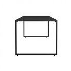 Conjunto Mesa De Jantar Industrial Com 4 Cadeiras Base Madeir