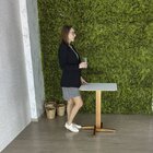 Conjunto Mesa De Jantar Jaque 60cm E 2 Cadeiras Luna Estofada