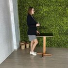 Conjunto Mesa De Jantar Jaque 60cm E 2 Cadeiras Luna Estofada