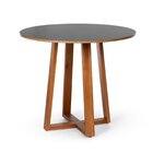 Conjunto Mesa De Jantar Lara 90cm E 4 Cadeiras Luna Assento M