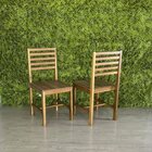 Conjunto Mesa De Jantar Lara 90cm E 4 Cadeiras Luna Assento M
