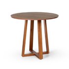 Conjunto Mesa De Jantar Lara 90cm E 4 Cadeiras Luna Assento M