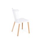 Conjunto Mesa De Jantar Laura 80cm Preta Com 4 Cadeiras Winds