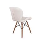 Conjunto Mesa De Jantar Luiza 135cm Preta Com 4 Cadeiras Slim