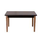 Conjunto Mesa De Jantar Luiza 135cm Preta Com 6 Cadeiras Boto