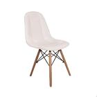 Conjunto Mesa De Jantar Luiza 80cm Branca Com 4 Cadeiras Boto