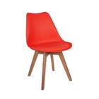 Conjunto Mesa De Jantar Luiza 80cm Branca Com 4 Cadeiras Leda