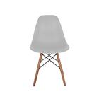 Conjunto Mesa De Jantar Luiza 80cm Preta Com 2 Cadeiras Eames