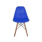 Conjunto Mesa De Jantar Luiza 80cm Preta Com 4 Cadeiras Eames