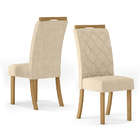 Conjunto Mesa De Jantar Luíza Henn Sem Vidro Com 6 Cadeiras A