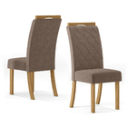 Conjunto Mesa De Jantar Luíza Henn Sem Vidro Com 6 Cadeiras A