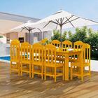 Conjunto Mesa De Jantar Madeira Maciça Safira Com 10 Lugares