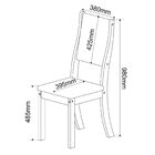 Conjunto Mesa De Jantar Martini Com 6 Cadeiras  Móveis Pinho/