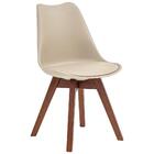 Conjunto Mesa De Jantar Oval Vértice 190cm Nozes Com 6 Cadeir