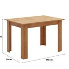 Conjunto Mesa De Jantar Pallace 110x75cm Mel Com 4 Cadeiras B