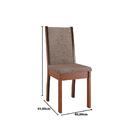 Conjunto Mesa De Jantar Quadrada Luci Off White 90x90cm Com 4