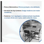 Conjunto Mesa De Jantar Quadrada Pinus 2 Cadeiras Estofado Ri