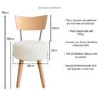 Conjunto Mesa De Jantar Quadrada Preta Tampo Imbuia Com 4 Cad