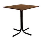 Conjunto Mesa De Jantar Quadrada Preta Tampo Imbuia Com 4 Cad