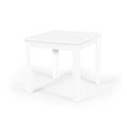 Conjunto Mesa De Jantar Quadrada Sofia Branca 80x80cm Com 2 C
