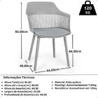 Conjunto Mesa De Jantar Quadrada Venezia 70x70cm Branca Com 2