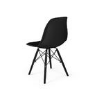 Conjunto Mesa De Jantar Redonda Amanda 120cm Preta Com 6 Cade