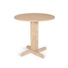 Conjunto Mesa De Jantar Redonda Bellus Natural 80cm Com 4 Cad