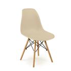 Conjunto Mesa De Jantar Redonda Cecília Amadeirada Natural 12