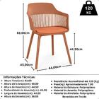 Conjunto Mesa De Jantar Redonda Eiffel Branca 120cm Com 4 Cad