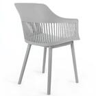 Conjunto Mesa De Jantar Redonda Eiffel Preta 120cm Com 4 Cade