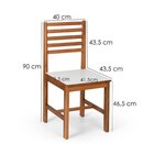 Conjunto Mesa De Jantar Redonda Gabi Orgânica 120cm Com Cadei
